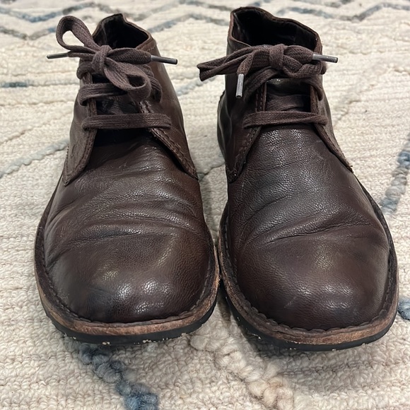 John Varvatos Brown Leather Lace Up Chukka Ankle Boots Mens US 11M - Picture 3 of 9